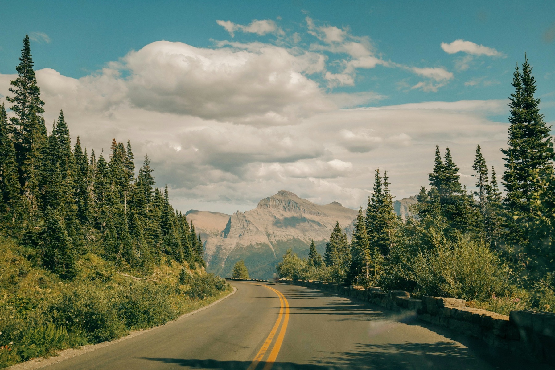 Going-to-the-Sun Road in Glacier National Park, Montana